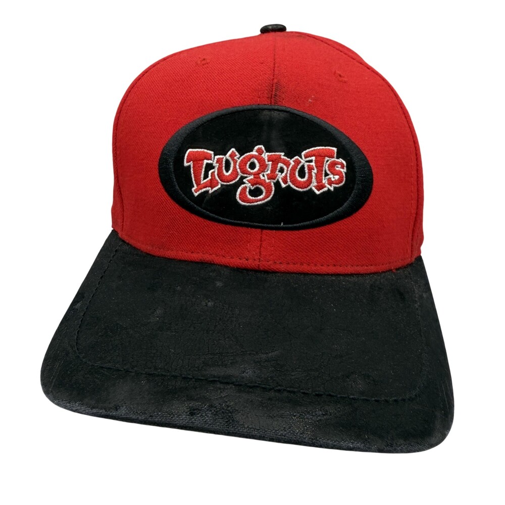 Lansing Lugnuts Hat Cap Strap Back One Size Red Black MiLB Twins Enterprise